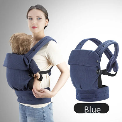 Porte-Bébé Ergonomique MOMKIS – Soutien Lombaire, Multipositions, Confort Optimal pour Bébé et Parents