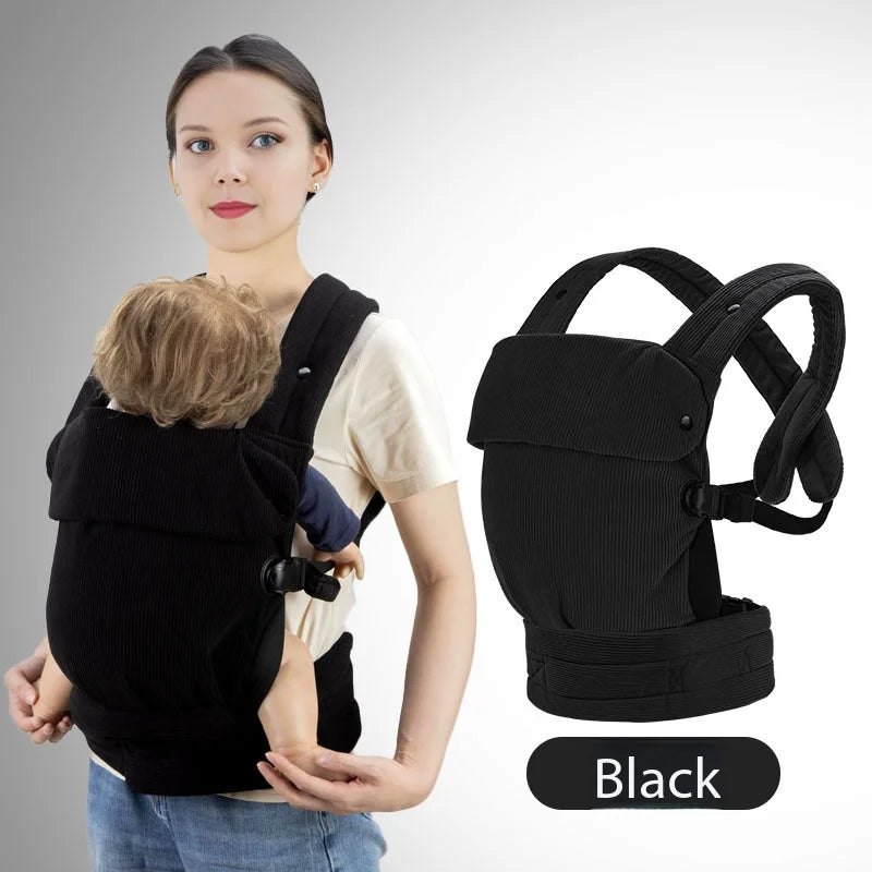 Porte-Bébé Ergonomique MOMKIS – Soutien Lombaire, Multipositions, Confort Optimal pour Bébé et Parents