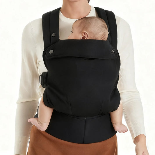 Porte-Bébé Ergonomique MOMKIS – Soutien Lombaire, Multipositions, Confort Optimal pour Bébé et Parents