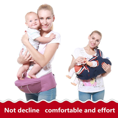 Porte-Bébé 9 en 1 Ergonomique avec Siège de Hanche – 360° Multipositions pour Bébé et Enfant