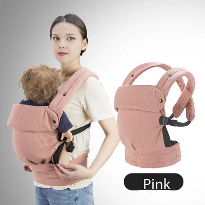 Porte-Bébé Ergonomique MOMKIS – Soutien Lombaire, Multipositions, Confort Optimal pour Bébé et Parents