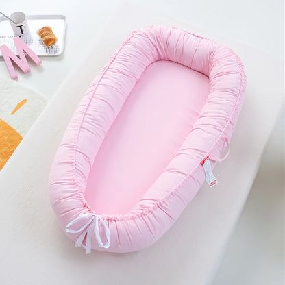 Cocon Bébé Pliable et Lavable – Nid Biométrique Portable pour Nouveau-Né, Lit de Voyage