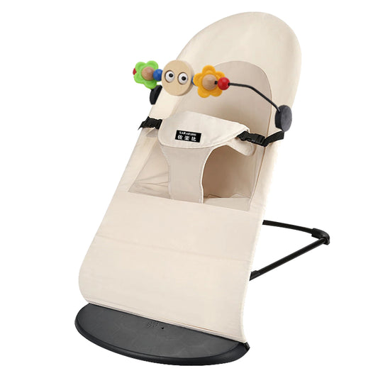 Chaise Berceuse Bébé Pliable – Transat Balancelle Confortable pour Nouveau-Né et Nourrisson