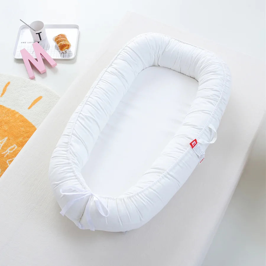 Cocon Bébé Pliable et Lavable – Nid Biométrique Portable pour Nouveau-Né, Lit de Voyage