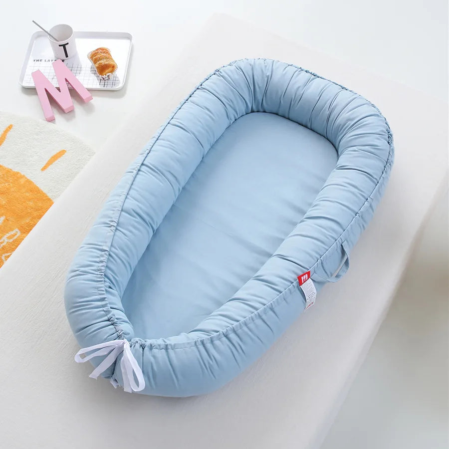 Cocon Bébé Pliable et Lavable – Nid Biométrique Portable pour Nouveau-Né, Lit de Voyage