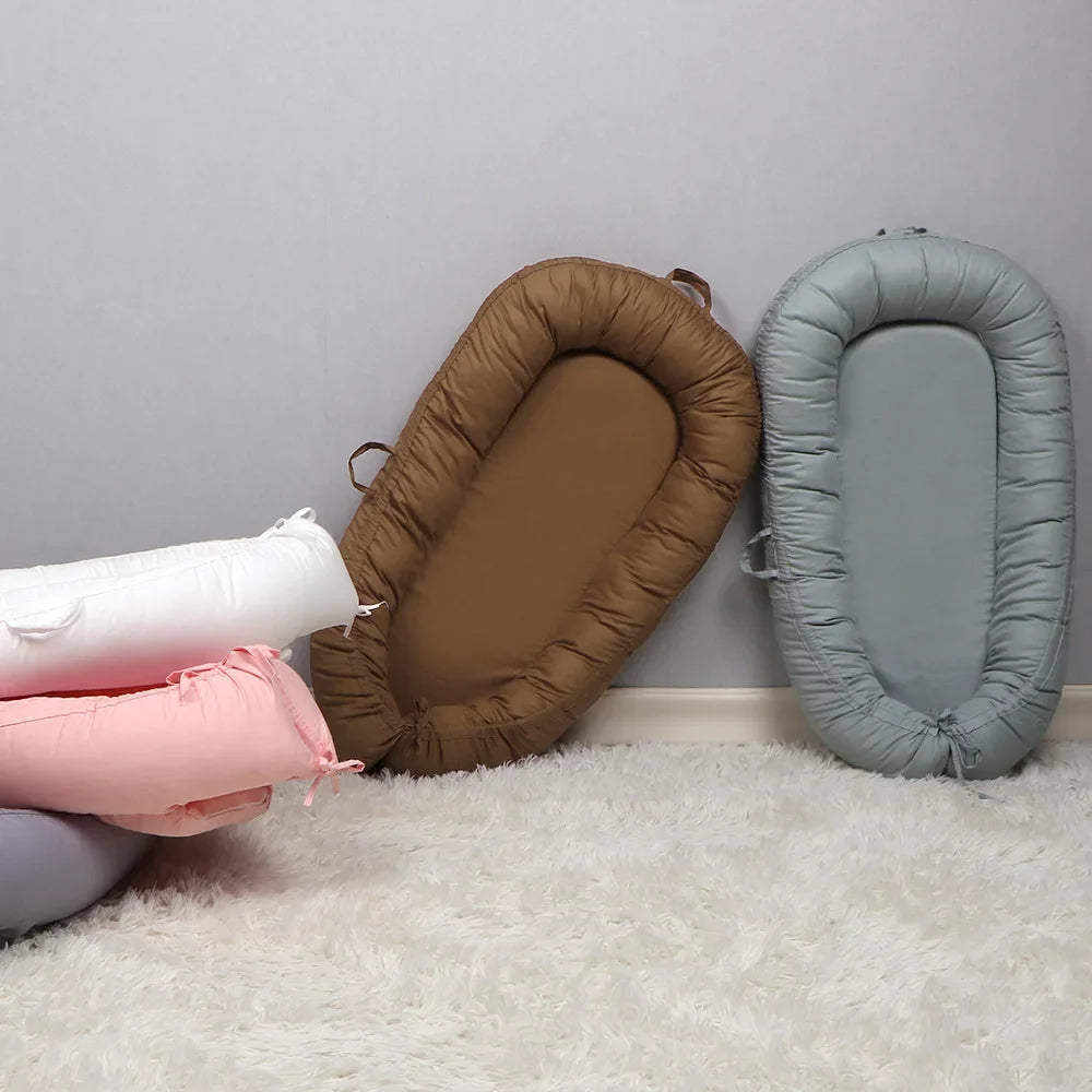 Lit Cocon Bébé Portable et Lavable – Berceau de Voyage Pliable pour Nouveau-Né et Nourrisson