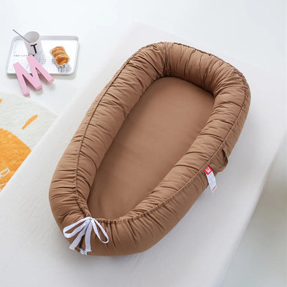 Cocon Bébé Pliable et Lavable – Nid Biométrique Portable pour Nouveau-Né, Lit de Voyage